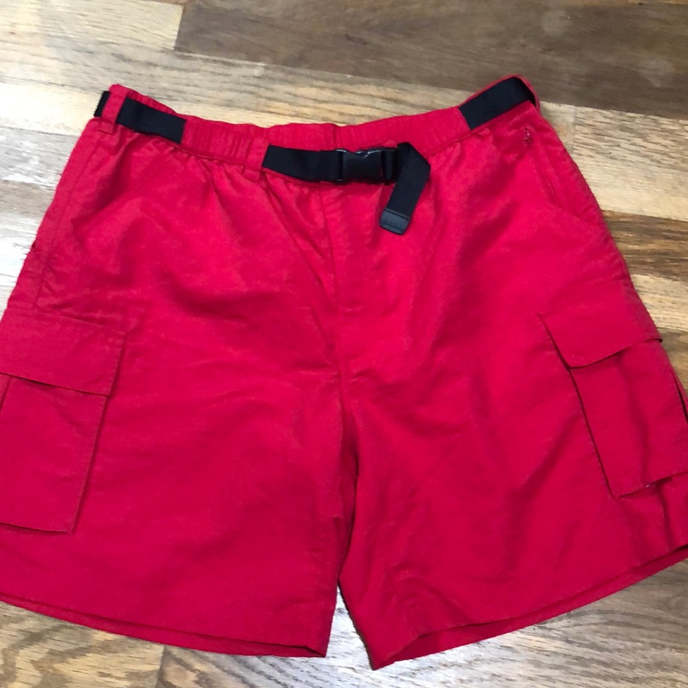 LANDS END cargo style nylon shorts